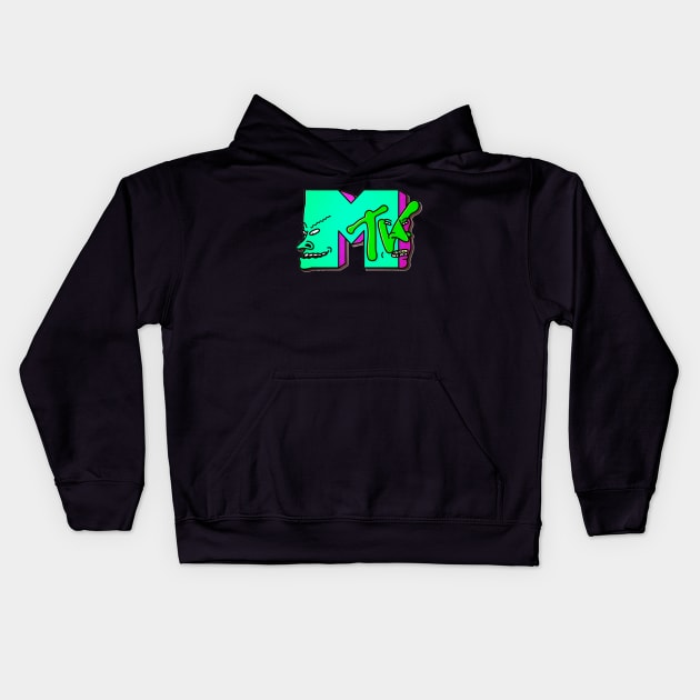 MUSIC CULTURE 90'S 2 Kids Hoodie by Diyutaka